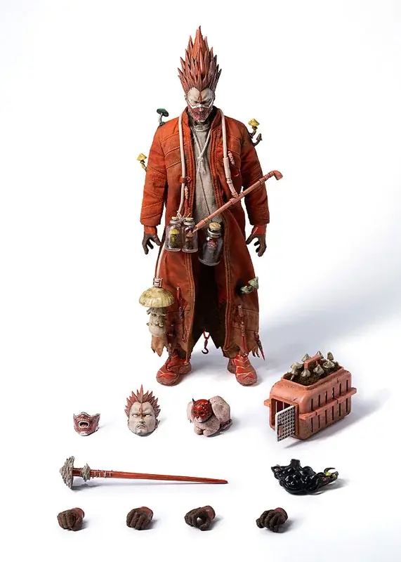 漫画『ドロヘドロ』より、ファミリーのボス「煙」が可動フィギュアで登場。あみあみにて予約受付中。 画像 3