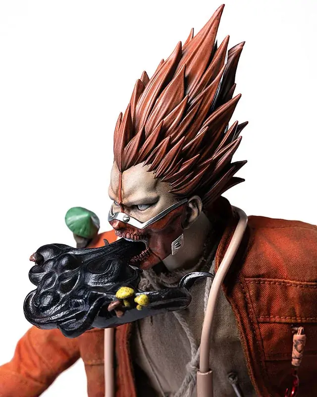 漫画『ドロヘドロ』より、ファミリーのボス「煙」が可動フィギュアで登場。あみあみにて予約受付中。 画像 9