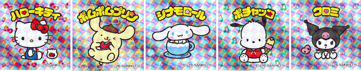 新商品「サンリオキャラクターズ　マンチョコ」登場！全20種のシールを封入！「2026年サンリオキャラクター大賞」とも連動 画像 3