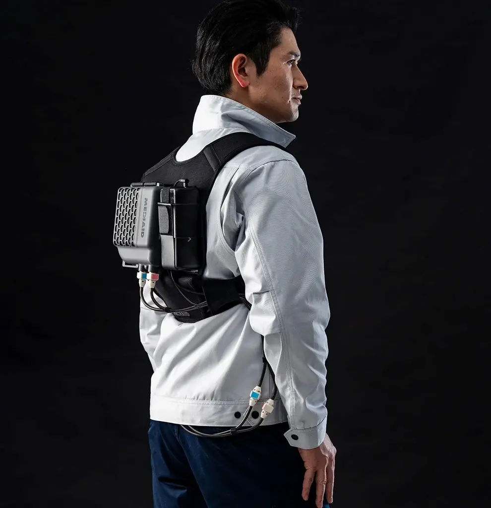 「ペルチェ×水冷」独自構造のワーカー向け冷却服　昨年の展示会での好評を受け、労働現場の熱中症対策提案を強化 画像 7