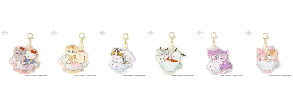 【mofusand × サンリオキャラクターズ】夢のコラボ第3弾！「遊園地へおでかけ」をテーマに淡いパステルカラーに包まれたコラボ商品が4月17日（金）より多数登場！ 画像 14