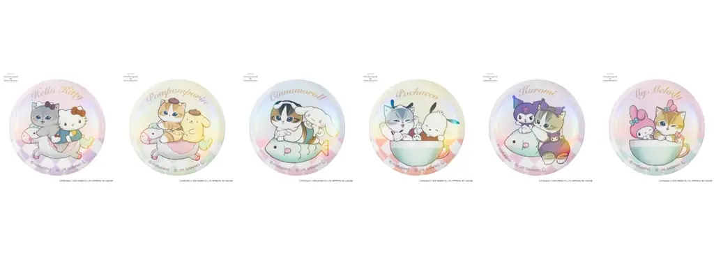 【mofusand × サンリオキャラクターズ】夢のコラボ第3弾！「遊園地へおでかけ」をテーマに淡いパステルカラーに包まれたコラボ商品が4月17日（金）より多数登場！ 画像 26