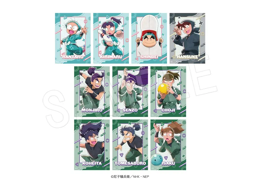 『忍たま乱太郎』と「ROUND1」のコラボキャンペーンが開催！ボウリングやローラースケートを楽しむ乱太郎たち10名の新規描き下ろしイラストを使用した新作アイテムが登場！ 画像 7