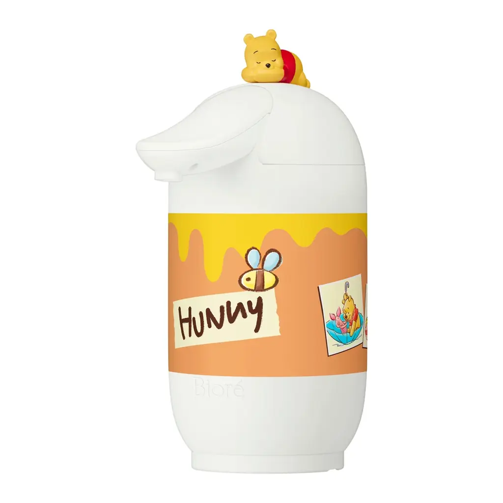 ビオレｕの「自動で出る泡ハンドソープディスペンサー」と「泡で出てくる！ボディウォッシュ」から　プーさん原作デビュー100周年限定デザインが登場！ 画像 2