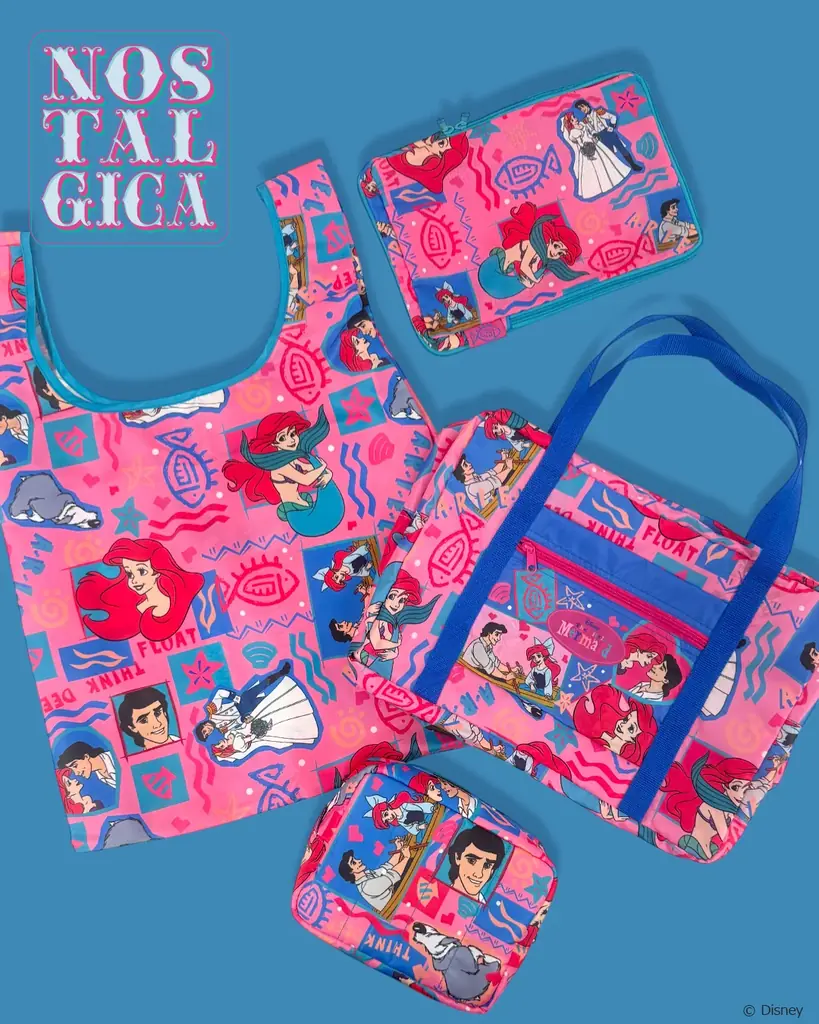 【4/7発売】ディズニーキャラクターをカラフルな総柄で楽しむ＜ノスタルジカ＞シリーズより、春のレジャーにぴったりなバッグ＆ポーチが登場 画像 11