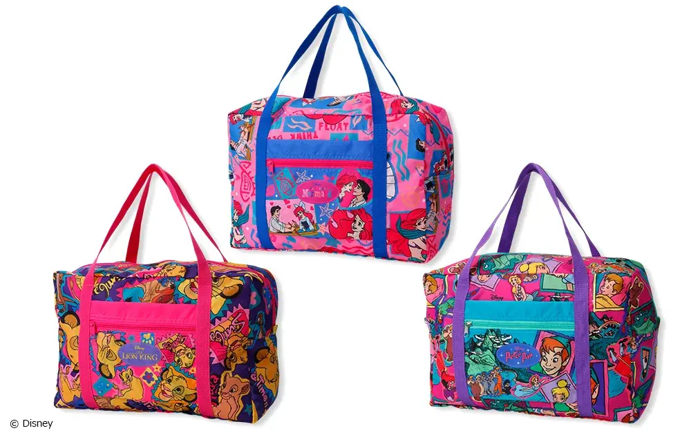 【4/7発売】ディズニーキャラクターをカラフルな総柄で楽しむ＜ノスタルジカ＞シリーズより、春のレジャーにぴったりなバッグ＆ポーチが登場 画像 5