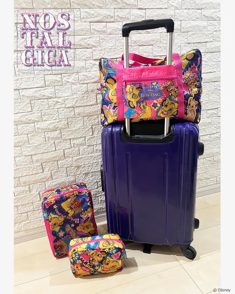 【4/7発売】ディズニーキャラクターをカラフルな総柄で楽しむ＜ノスタルジカ＞シリーズより、春のレジャーにぴったりなバッグ＆ポーチが登場 画像 7