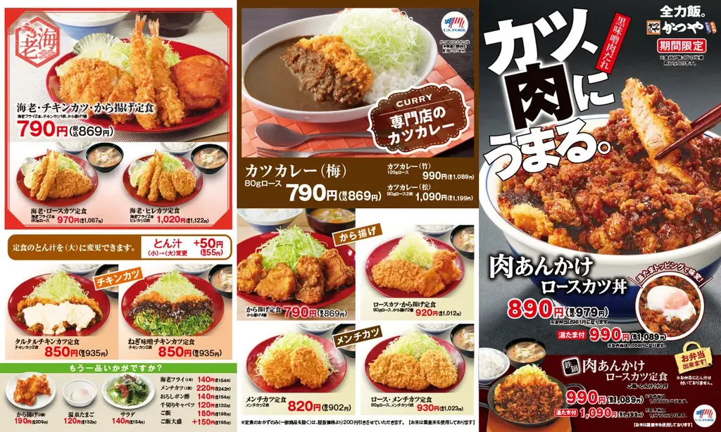 カツ、肉にうまる。全力飯かつや。ボリューム満点「肉あんかけロースカツ丼」新登場！ 画像 10