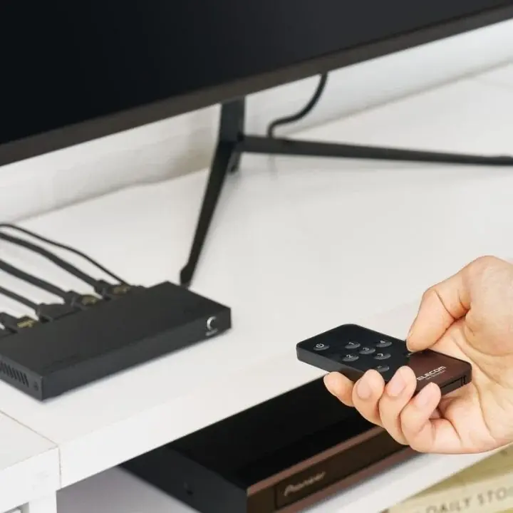 複数の再生機器の切り替えがリモコンでスムーズに。ディスプレイ1台で映画やゲームを楽しめるHDMI切替器を新発売 画像 3