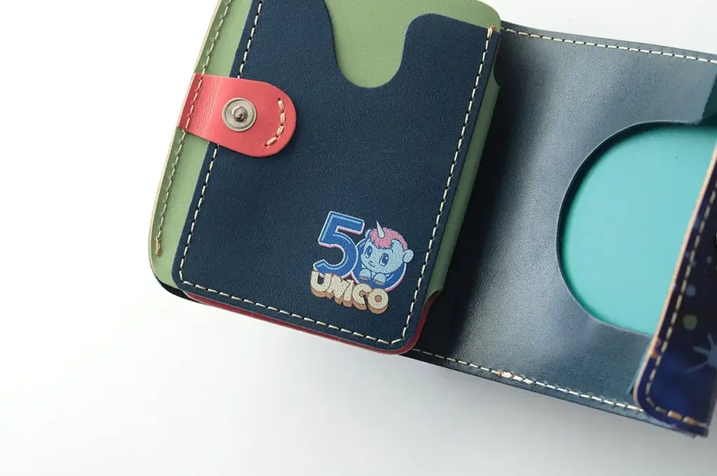 手塚治虫『ユニコ』50周年記念。レトロポップな本革ミニ財布、初回100個限定ロゴモデル発売。 画像 9