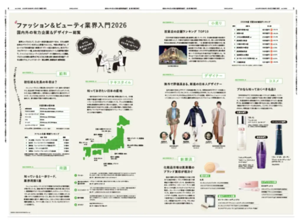 【WWDJAPAN最新号】2026年入社のニューカマーたちに捧げる「ファッション＆ビューティ業界ガイド」 画像 2