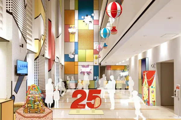 【ホテル近鉄ユニバーサル・シティ】開業25周年 「Colorful Pop Journey ～25 Years of Smiles～」 館内デコレーションを展開 画像 4