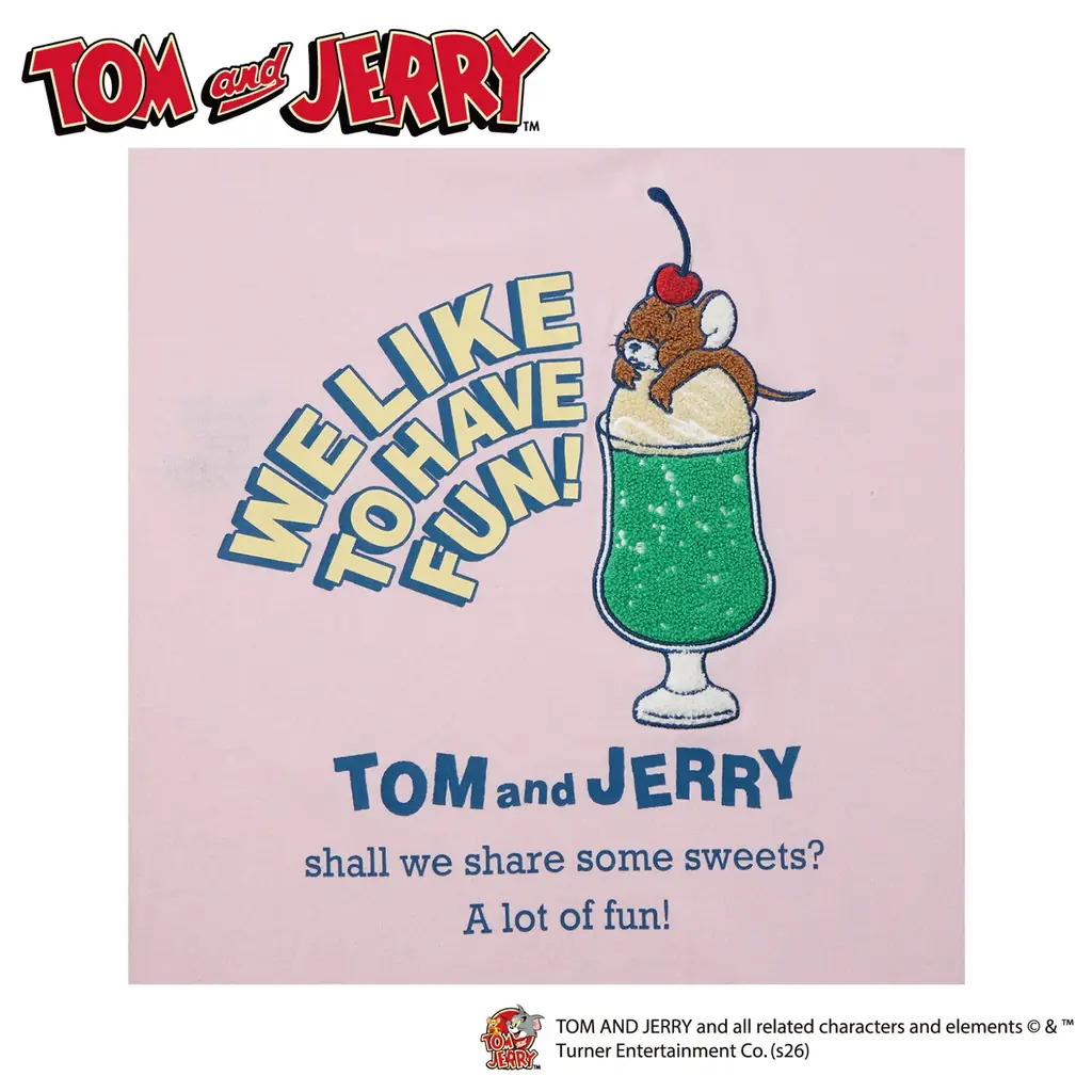 【イオン限定】人気アニメ「トムとジェリー」とのコラボＴシャツを４月１０日(金)発売 画像 12