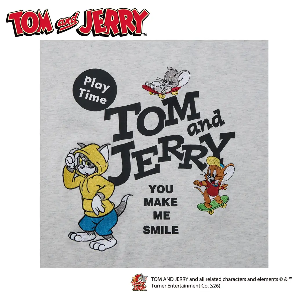 【イオン限定】人気アニメ「トムとジェリー」とのコラボＴシャツを４月１０日(金)発売 画像 20