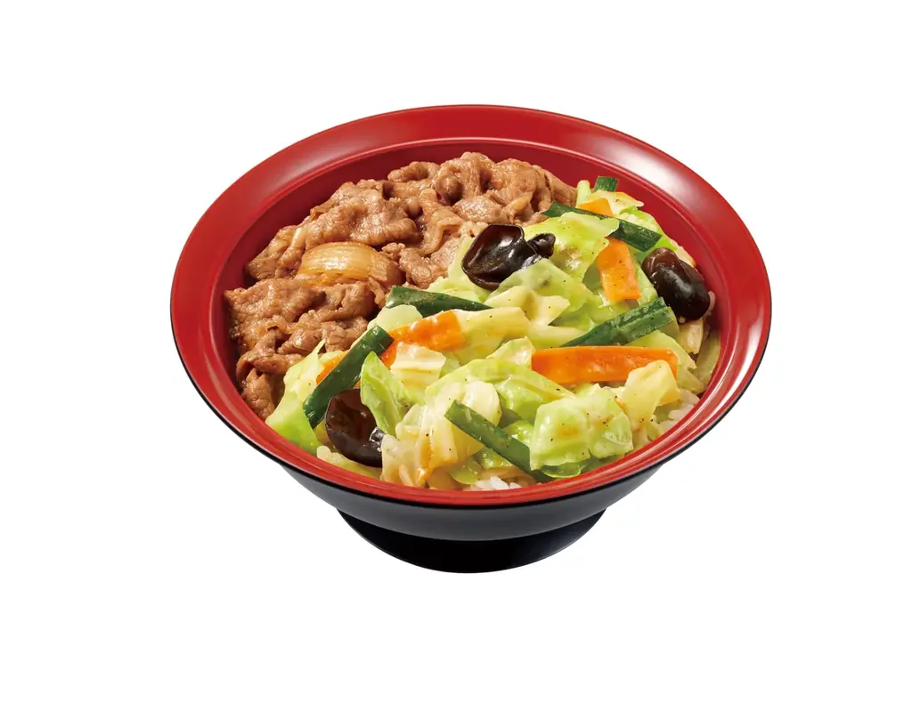 【すき家】春は、シャキシャキやってくる。うま塩ダレの効いた野菜が食欲をかき立てる！すき家が「シャキうま塩野菜牛丼」を新発売 画像 2