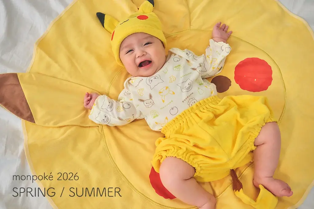 東武百貨店 池袋本店にてポケモン公式ベビーブランド「モンポケ」のPOPUP SHOP開催が決定！　ピカチュウとイーブイのグリーティングやぬりえコンテストも実施！ 画像 7