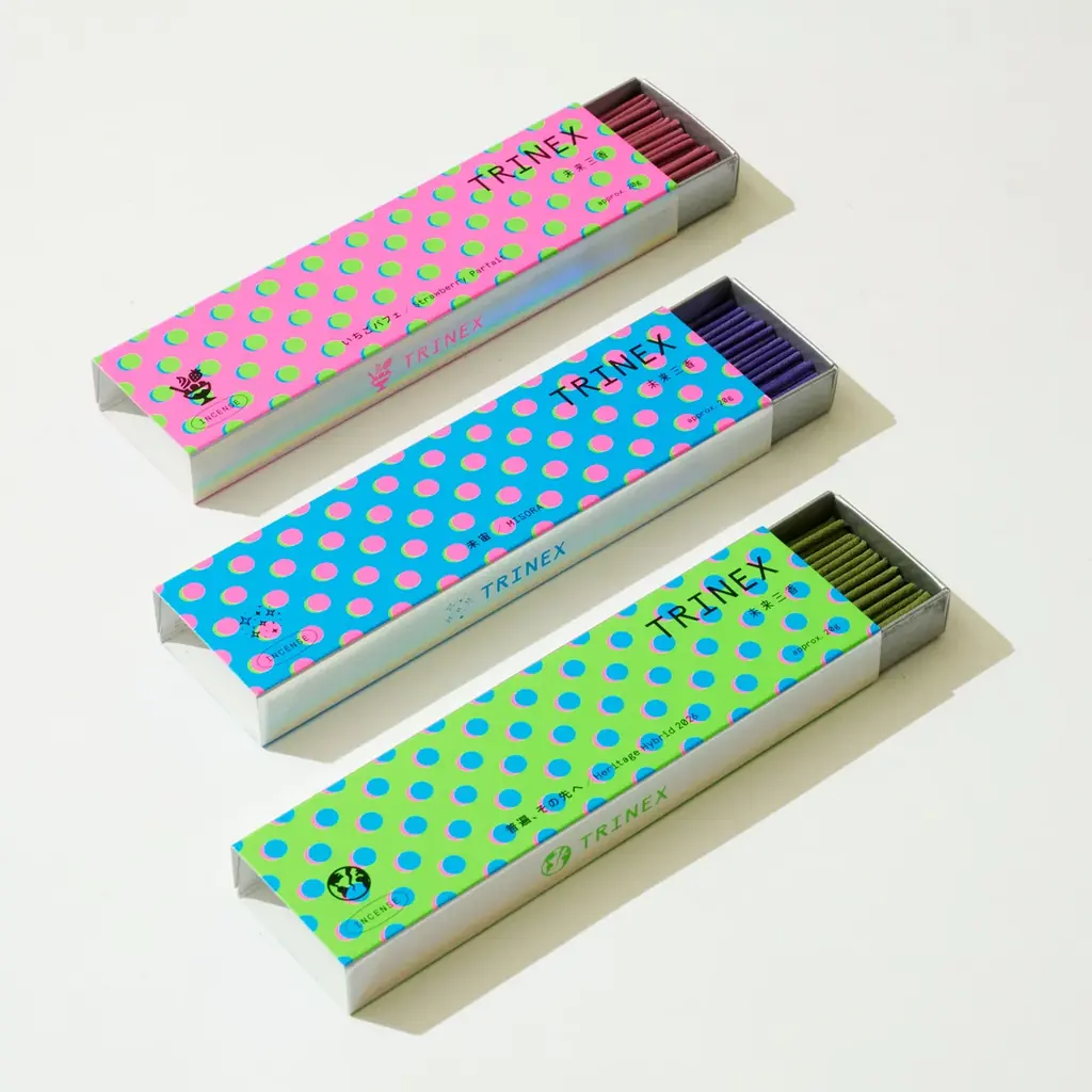 香の老舗3社が共創、“未来の香り”をお香で表現。「TRINEX〈未来三香〉」香り博2026で限定発売 画像 12