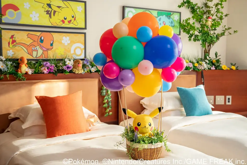 ポケモン誕生30周年を祝う夏の冒険へ！ポケモンたちが集まった緑豊かな客室で過ごす宿泊プラン登場「ポケモン30周年コラボレーション グランド アドベンチャー」 画像 2