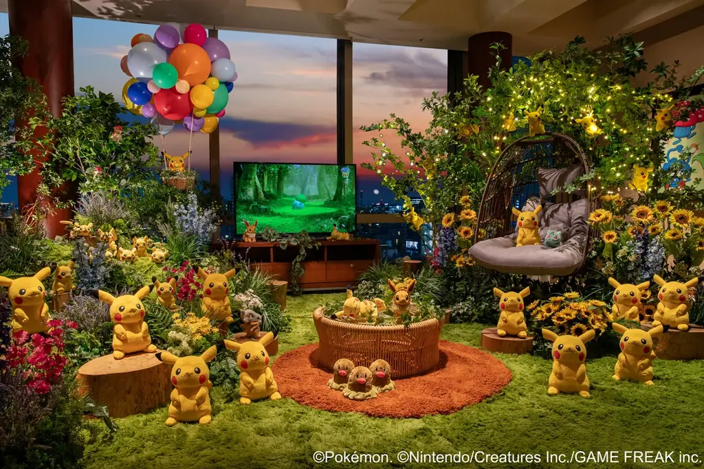 ポケモン誕生30周年を祝う夏の冒険へ！ポケモンたちが集まった緑豊かな客室で過ごす宿泊プラン登場「ポケモン30周年コラボレーション グランド アドベンチャー」 画像 8