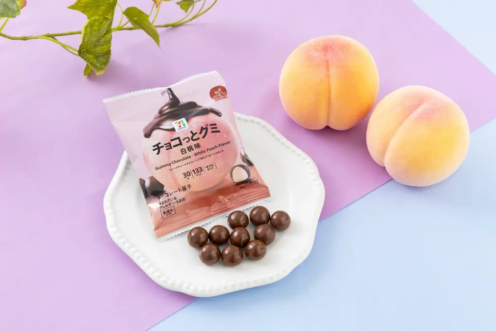 チョコっとグミ白桃発売