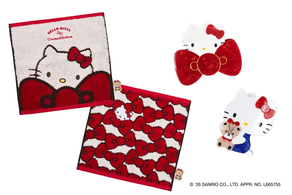 【Cosme Kitchen × HELLO KITTY】サンリオの人気キャラクターハローキティとの初コラボが実現！全18種の限定アイテムを展開 画像 4