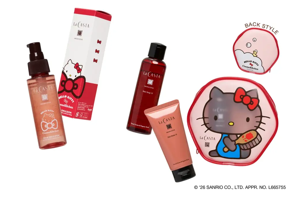 【Cosme Kitchen × HELLO KITTY】サンリオの人気キャラクターハローキティとの初コラボが実現！全18種の限定アイテムを展開 画像 6