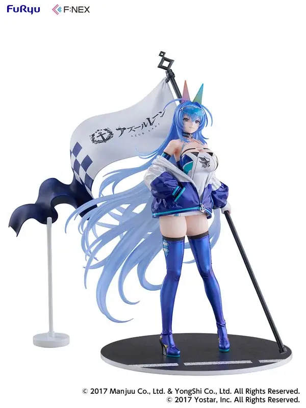 『アズールレーン』より「ニュージャージー」が、スタイリッシュで爽やかなレースクイーン衣装のフィギュアで登場。 画像 10
