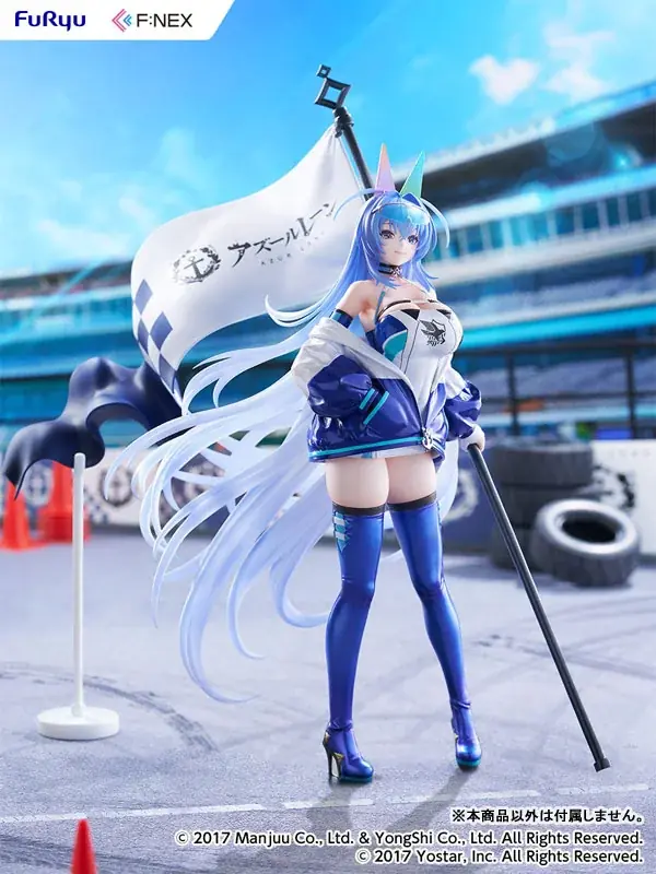 『アズールレーン』より「ニュージャージー」が、スタイリッシュで爽やかなレースクイーン衣装のフィギュアで登場。 画像 3