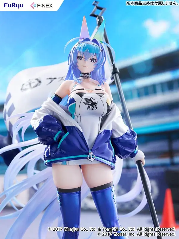 『アズールレーン』より「ニュージャージー」が、スタイリッシュで爽やかなレースクイーン衣装のフィギュアで登場。 画像 4