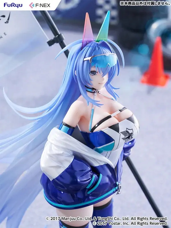 『アズールレーン』より「ニュージャージー」が、スタイリッシュで爽やかなレースクイーン衣装のフィギュアで登場。 画像 5