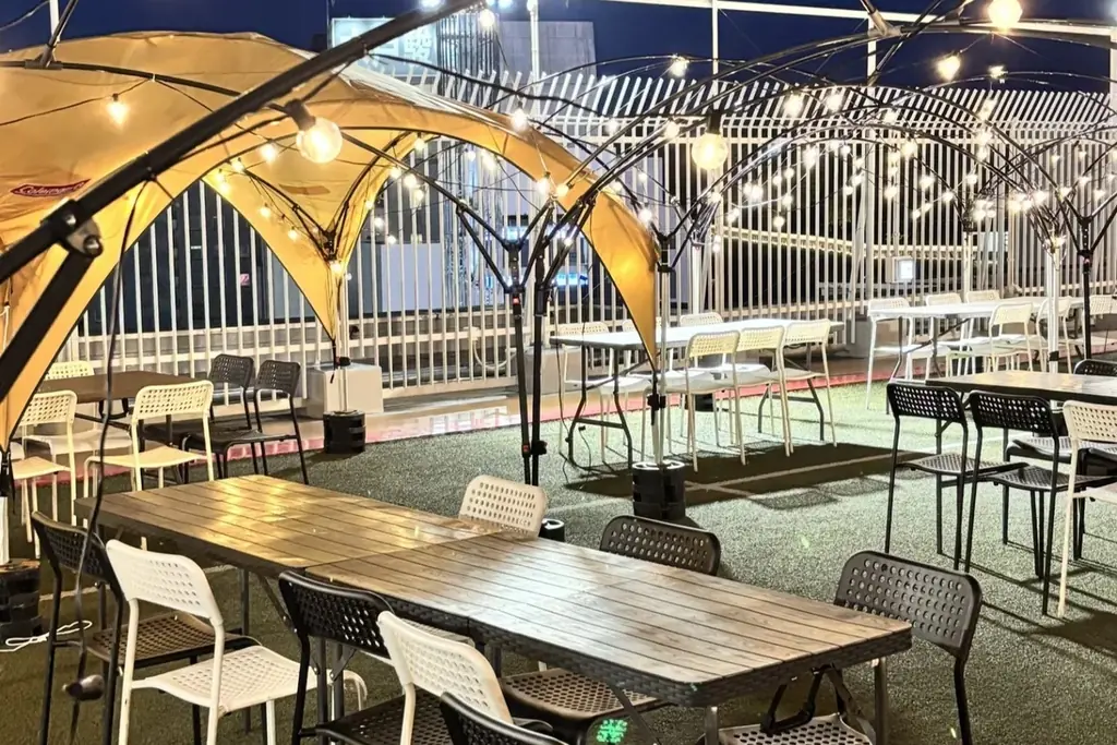 水戸駅直結の屋上に“お祭り×BBQ”空間が誕生 画像 2