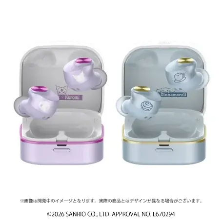 【AVIOT】AVIOT ×『シナモロール』『クロミ』コラボレーション完全ワイヤレスイヤホンが発売決定！本日4月9日(木)より予約開始 画像 8