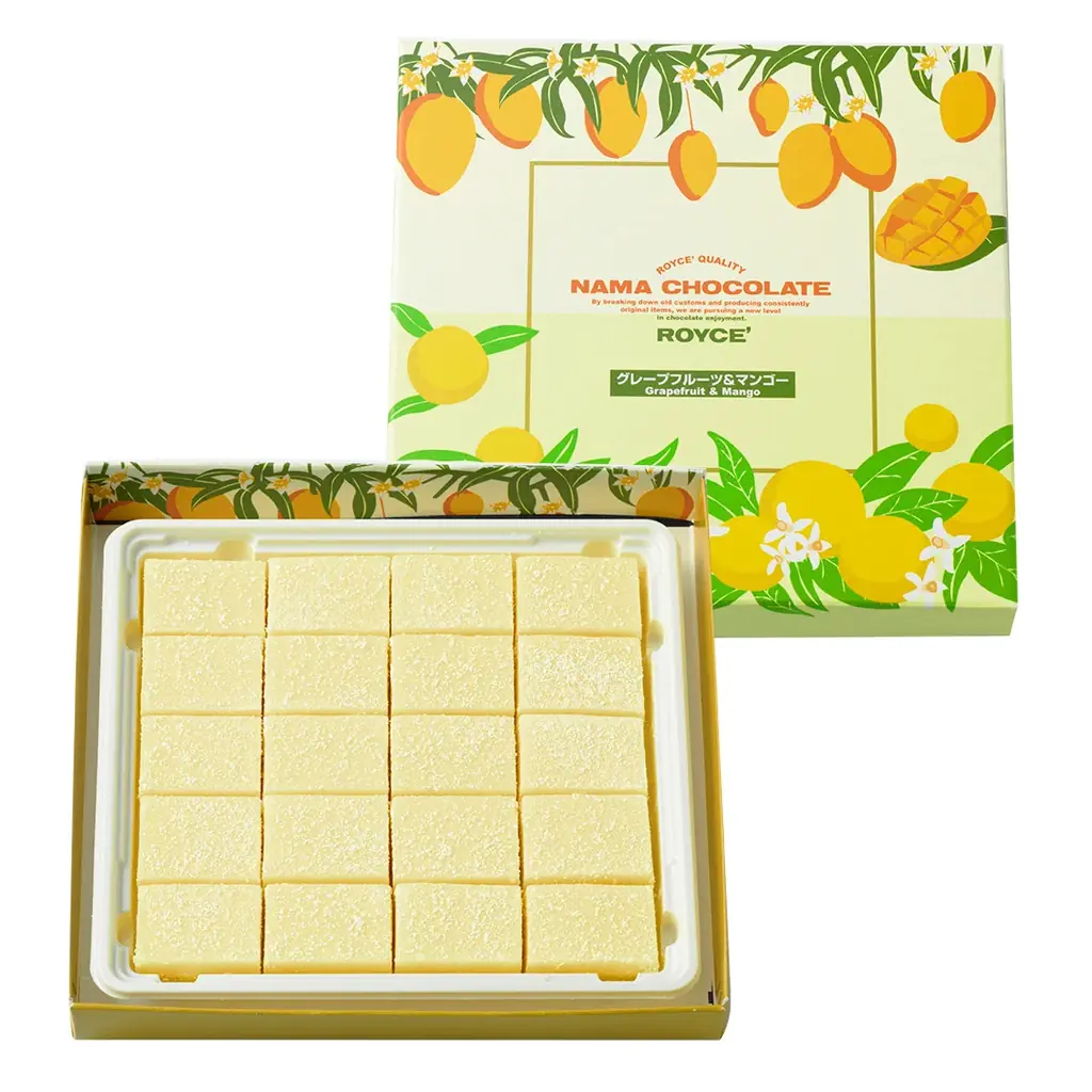 【ロイズ】数量限定「生チョコレート[グレープフルーツ＆マンゴー]」を、4月15日に発売。 画像 2