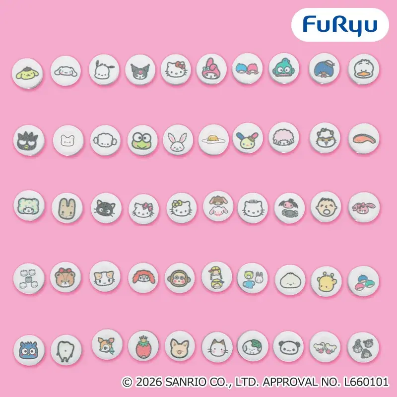 「2026年サンリオキャラクター大賞」エントリーの60キャラクター以上がクレーンゲーム景品となって4月から全国のアミューズメント施設に登場！ 画像 3