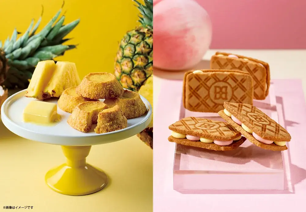 バタースイーツ専門店に夏の新作到着！ジューシーなパイナップルの代表作クッキー＆白桃感UPのホイップサンド【バターステイツ】 画像 1