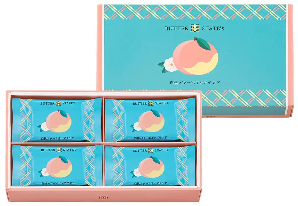 バタースイーツ専門店に夏の新作到着！ジューシーなパイナップルの代表作クッキー＆白桃感UPのホイップサンド【バターステイツ】 画像 5