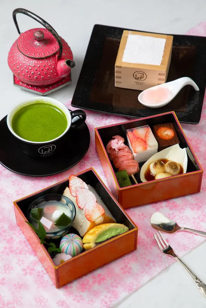 春の和スイーツを楽しむ限定メニューが登場｜桜×苺のアフタヌーンティーやお花見スイーツを「UNPASS CAFE」で提供 画像 2