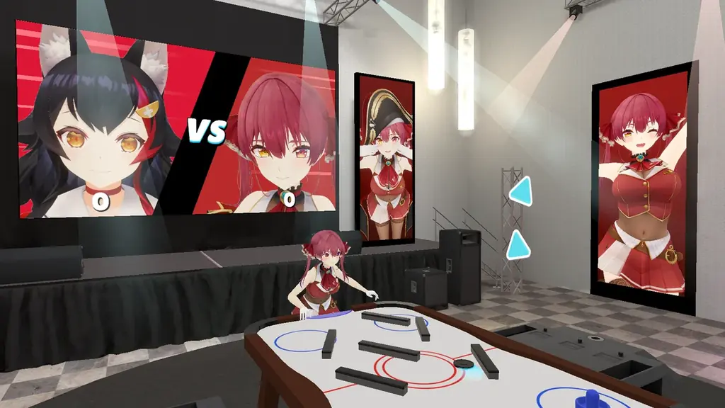 ホロライブプロダクションの二次創作ブランド「holo Indie」が、VR対応アクションゲーム『Holo Hockey』のSteamストア公開 画像 4