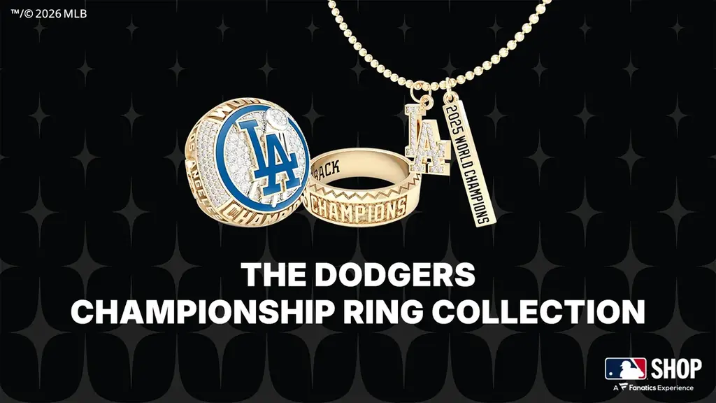 MLBワールドシリーズ連覇記念 ドジャース チャンピオンリングコレクションを4月10日より受注販売開始 画像 1