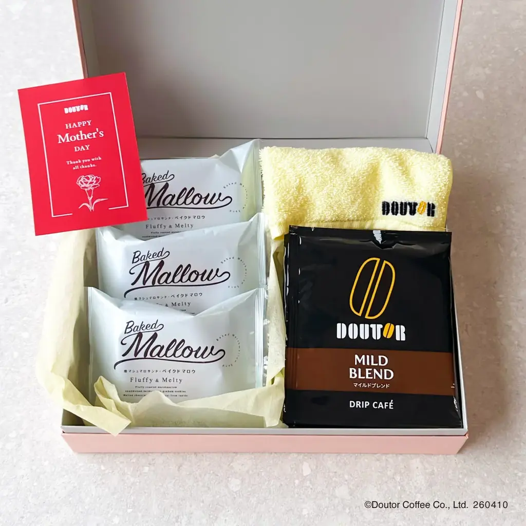 Happy Mother’s Day　ほっとひとときを贈る「選べる母の日ギフト」ドトール オンラインショップで４月10日より予約開始 画像 2