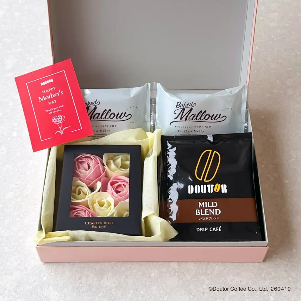 Happy Mother’s Day　ほっとひとときを贈る「選べる母の日ギフト」ドトール オンラインショップで４月10日より予約開始 画像 3