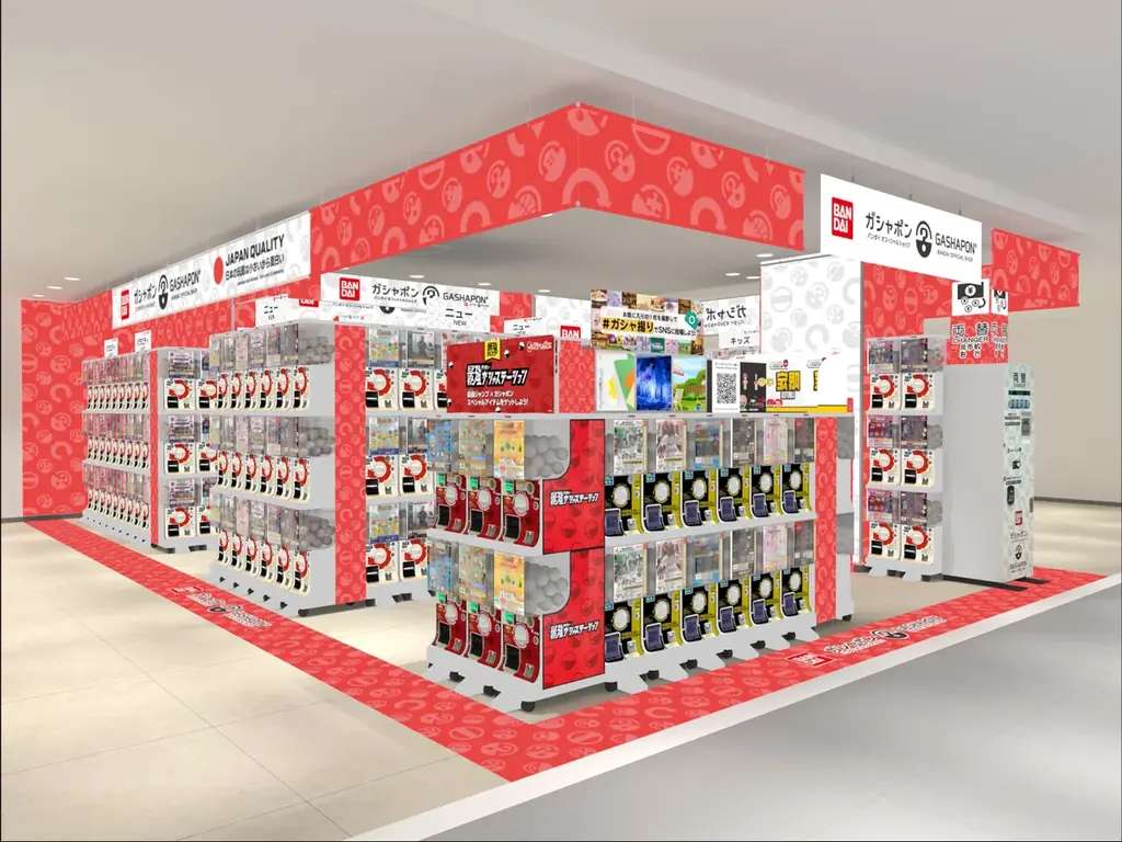 バンダイ公式の「ガシャポン®」専門店が登場 『ガシャポンバンダイオフィシャルショップ』ハンズ大宮店　2026年4月17日(金)オープン！ 画像 2