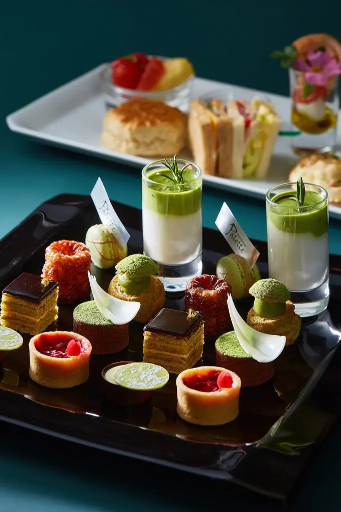【水戸プラザホテル】新緑を味わう贅沢。抹茶やピスタチオなど、グリーンカラーに染まる爽やかなアフタヌーンティーが登場！ 画像 3