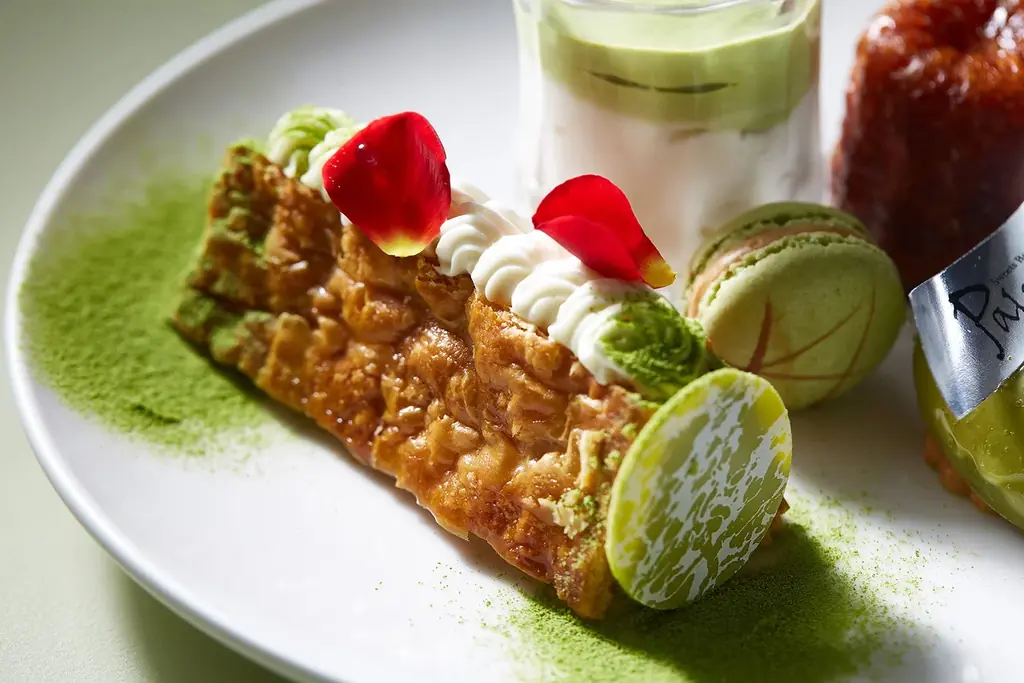 【水戸プラザホテル】新緑を味わう贅沢。抹茶やピスタチオなど、グリーンカラーに染まる爽やかなアフタヌーンティーが登場！ 画像 4