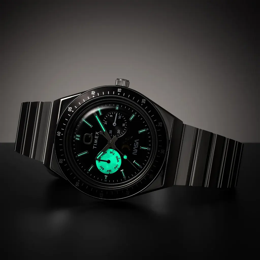 アポロ17号が視た“月”と“地球”を腕元に。宇宙への憧憬をディテールに宿した、NASA×TIMEXの最新コラボ時計『Q Timex × NASA』が登場。 画像 5
