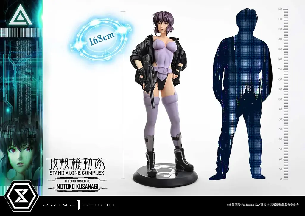 世界初！『攻殻機動隊 STAND ALONE COMPLEX』より、「草薙素子」の等身大フィギュアが登場 画像 4