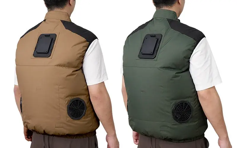 猛暑対策に。小型冷蔵庫の冷却システム×強風ファンのハイブリッド冷却ウェア『圧倒的に冷える「冷蔵服」2026年モデル(ベスト/半袖)』を発売 画像 3