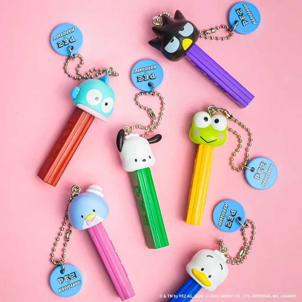 「PEZ×はぴだんぶい マスコット」 4月下旬より発売開始！ 画像 5