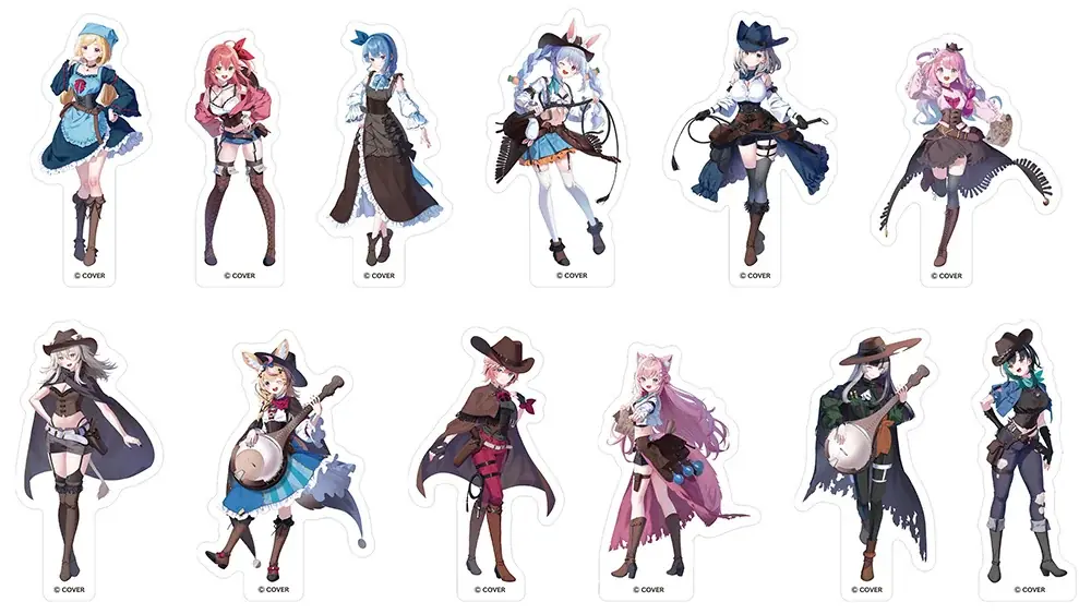 「ホロライブプロダクション」所属VTuber12名の描き起こしイラストを使用した新作グッズが、4月18日発売！　アニメイトでは、特典がもらえるフェアを開催!! 画像 6