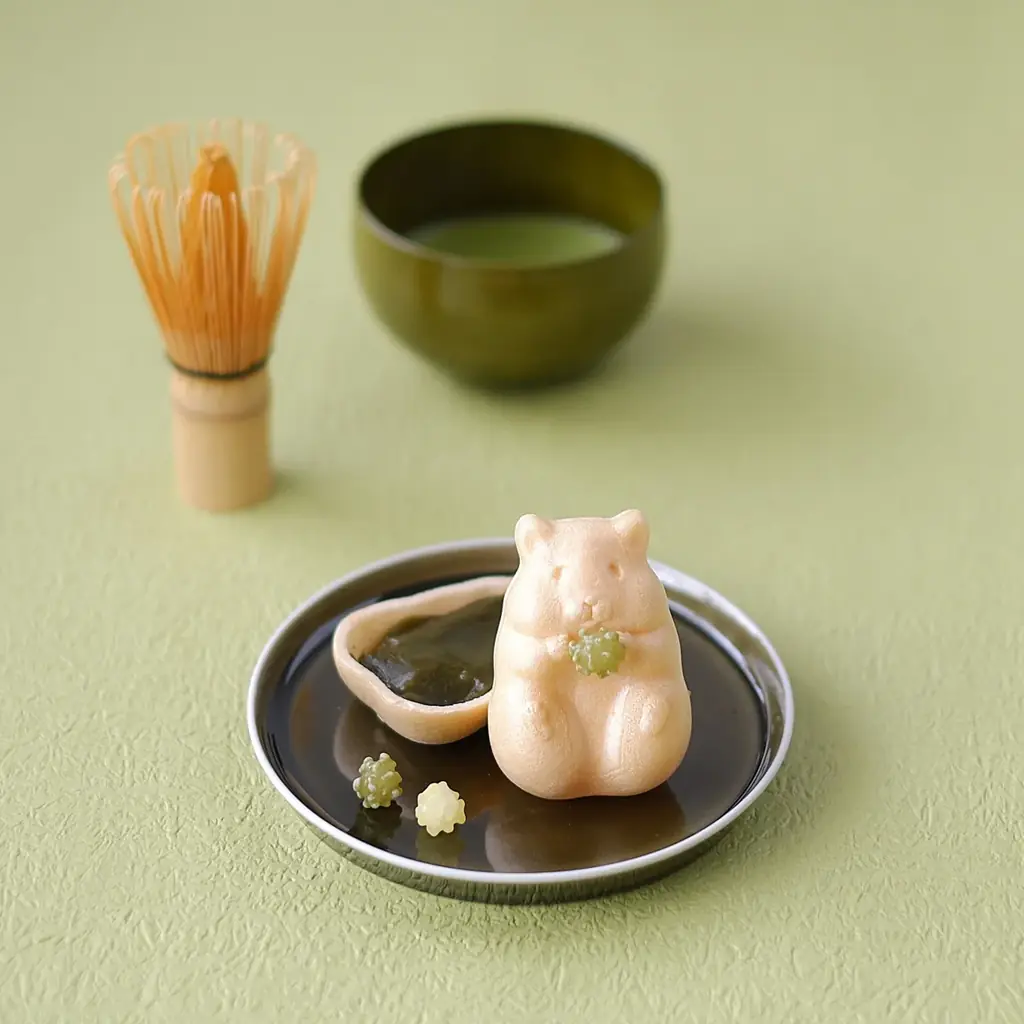 京都生まれの人気菓子「ハムスターモナカ」に、新緑の季節にぴったりの抹茶バージョンが登場。 画像 29